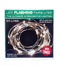 Battery-Operated 50-Light LED Fairy Flashing Light Set - Cool White | Home & Living >> Lighting >> Novelty | Wiccan Center