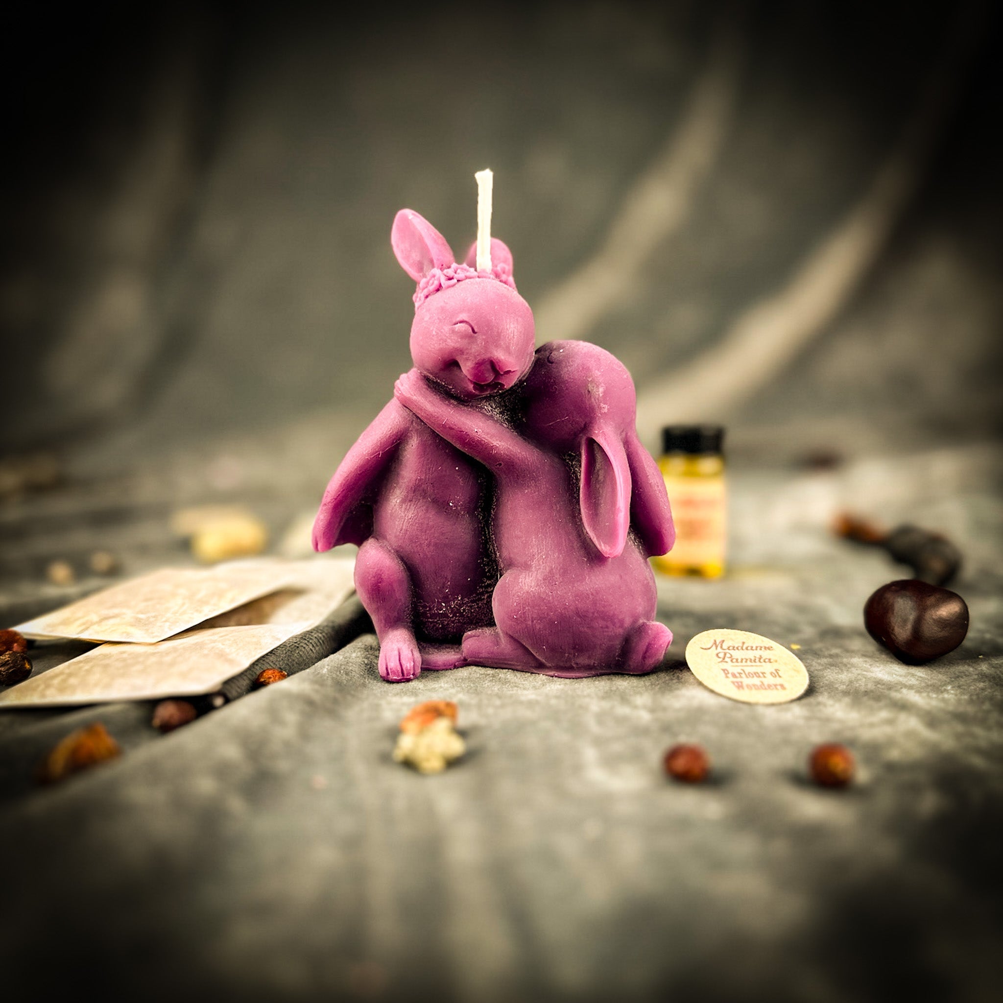Rabbit Rabbit Candle Spell Kit - Good Luck & New Beginnings Magic | Candle Spell Kit | Wiccan Center