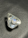 Rainbow Moonstone Ring Size 6 - "Ouija” | Rings | Wiccan Center