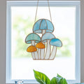Rainbow Mushroom Troop Stained Glass Pattern and PNG | Crafting Patterns & Molds | Wiccan Center