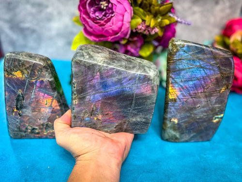 2 Lb+ Purple Labradorite crystal Freeform, Rainbow Labradorite, White Labradorite | | Wiccan Center