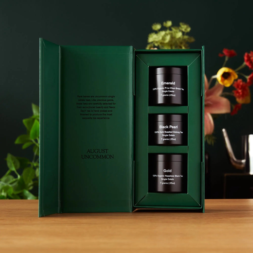 Rare Leaves Single Origin Tea Mini Tin Sampler | Beverages > Teas > Tea Samplers | Wiccan Center