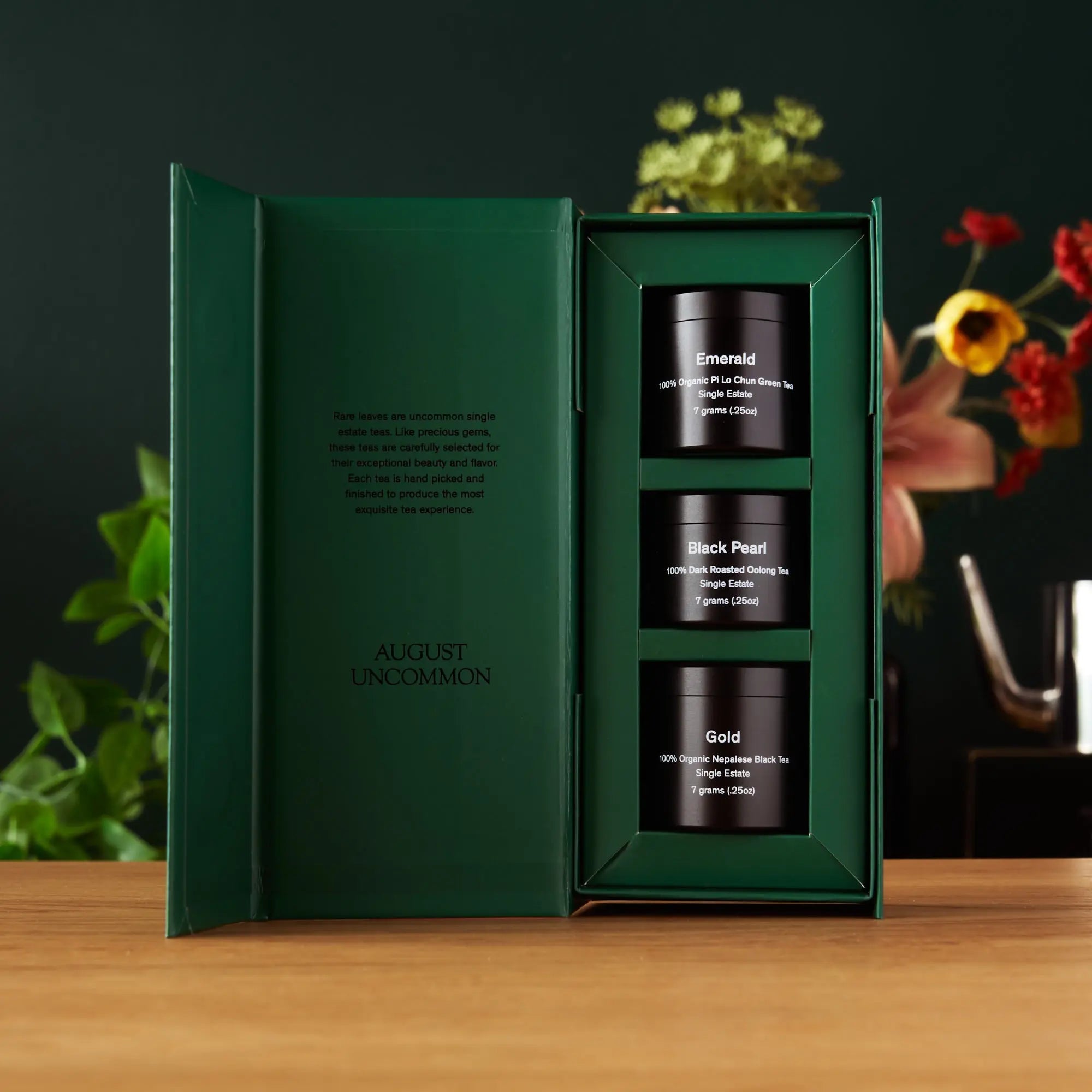 Rare Leaves Single Origin Tea Mini Tin Sampler | Beverages > Teas > Tea Samplers | Wiccan Center