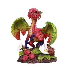 Raspberry Dragon Figurine | Dragon Figurines & Statues | Wiccan Center