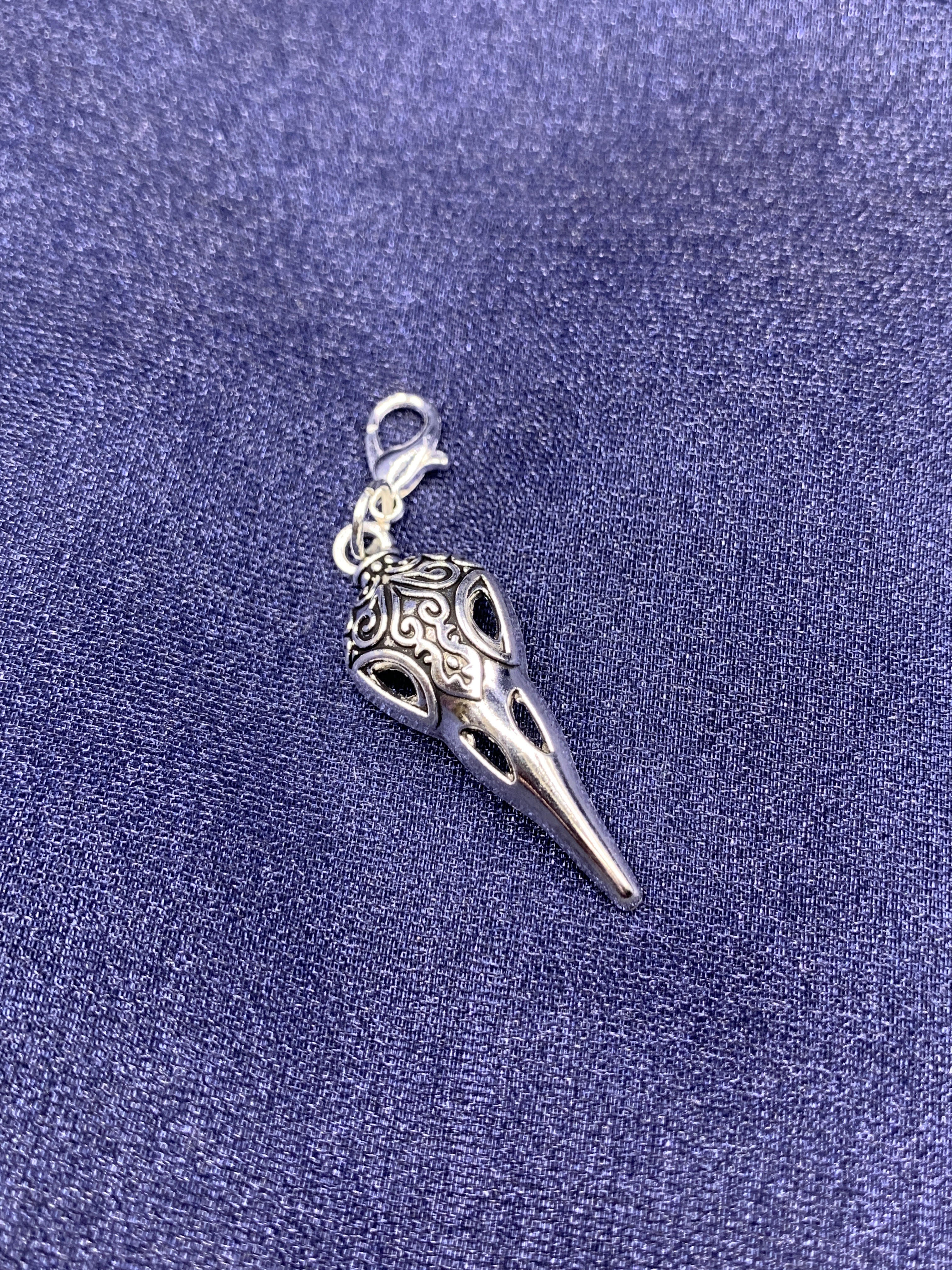 Charm - Raven Skull | charms | Wiccan Center