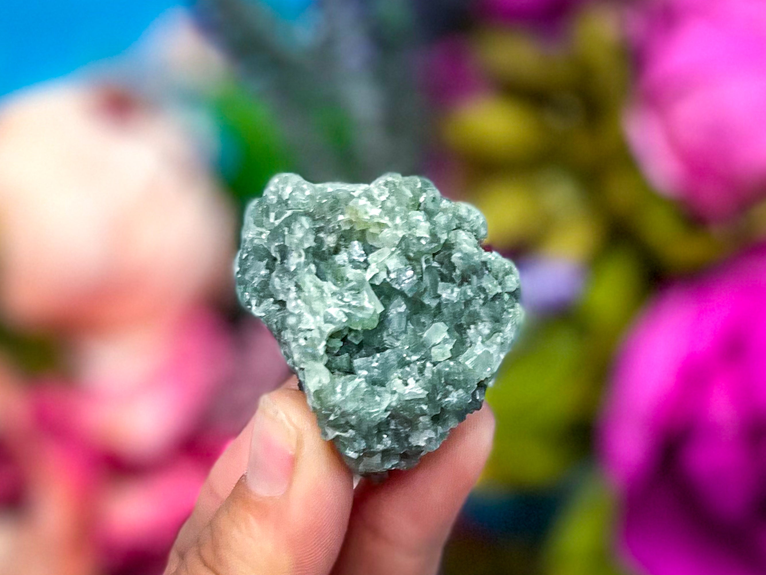 Raw Dark Green Prehnite Specimens | | Wiccan Center