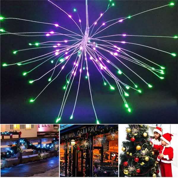 Remote Control Waterproof Christmas Fireworks LED String Lights | String & Fairy Lights | Wiccan Center