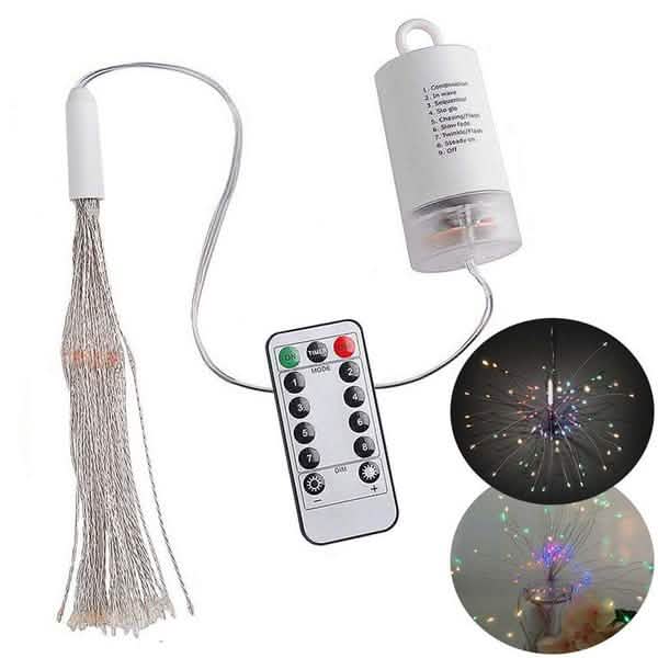 Remote Control Waterproof Christmas Fireworks LED String Lights | String & Fairy Lights | Wiccan Center