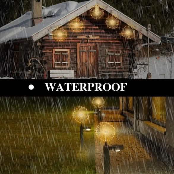 Remote Control Waterproof Christmas Fireworks LED String Lights | String & Fairy Lights | Wiccan Center