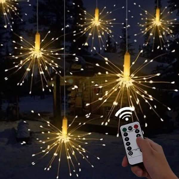 Remote Control Waterproof Christmas Fireworks LED String Lights | String & Fairy Lights | Wiccan Center