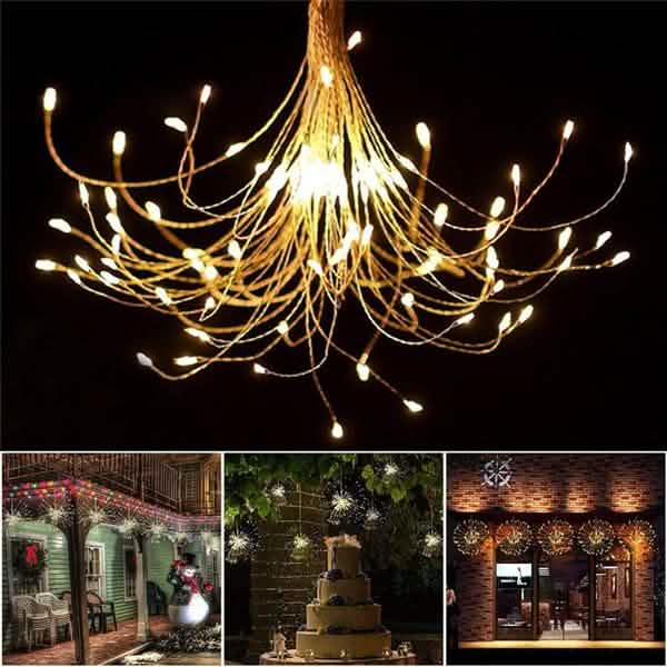 Remote Control Waterproof Christmas Fireworks LED String Lights | String & Fairy Lights | Wiccan Center
