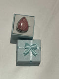 Rhodochrosite Ring Size 6 “Love Bite” | Rings | Wiccan Center