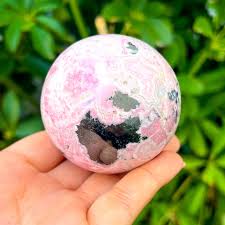 Rhodonite Sphere | Sphere | Wiccan Center