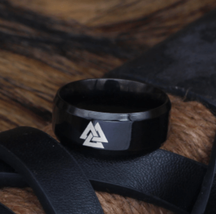Vikings Valknut Stainless Steel Ring | Rings | Wiccan Center