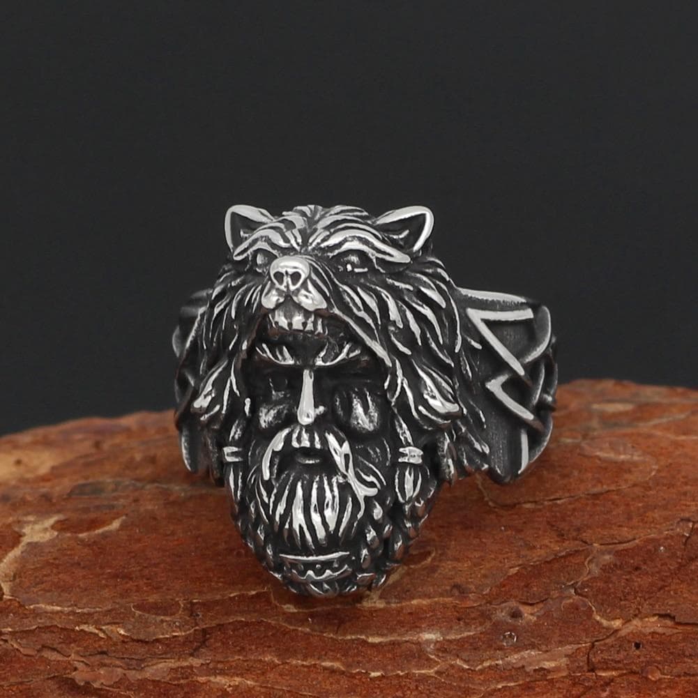 Vikings Berserker Stainless Steel Ring | Rings | Wiccan Center