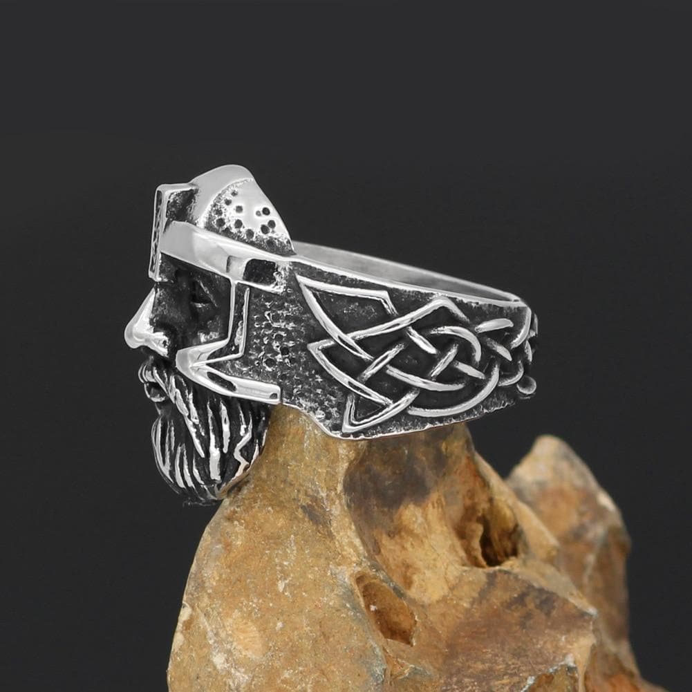 Vikings All Father Odin Stainless Steel Ring | Rings | Wiccan Center