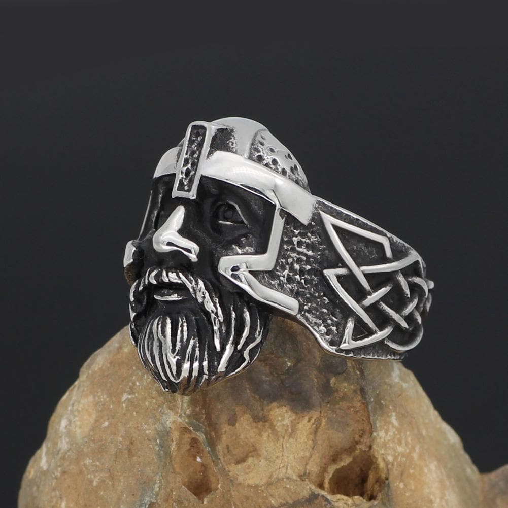 Vikings All Father Odin Stainless Steel Ring | Rings | Wiccan Center
