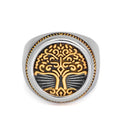 Viking Tree of Life Solid Stainless Steel Ring | Rings | Wiccan Center