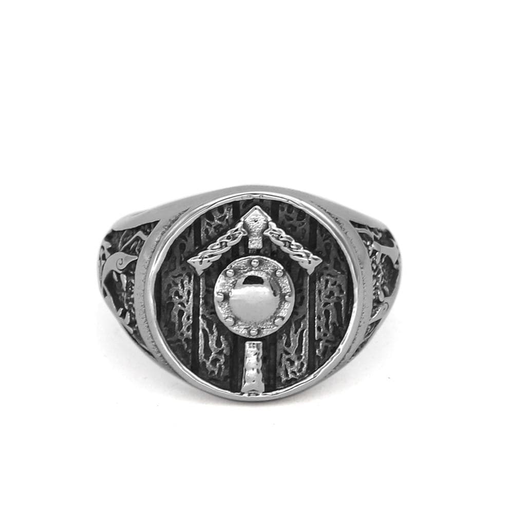 Vikings Tiwaz Rune Stainless Steel Ring | Rings | Wiccan Center