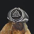 Viking Valknut Knot Stainless Steel Ring | Rings | Wiccan Center