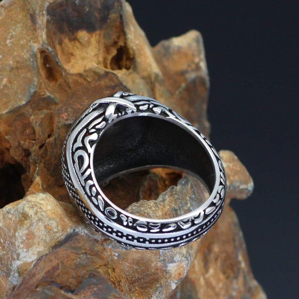 Viking Valknut Knot Stainless Steel Ring | Rings | Wiccan Center