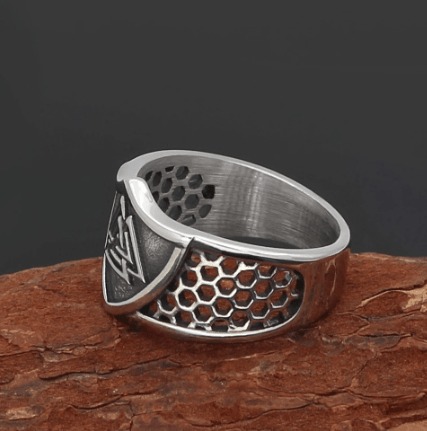 Vikings Valknut Amulet Stainless Steel Ring | Rings | Wiccan Center