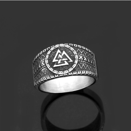 Vikings Valknut Stainless Steel Ring | Rings | Wiccan Center