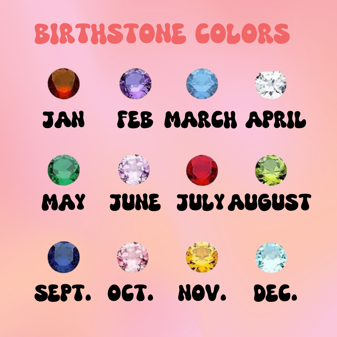 Birthstone Titanium Necklace | | Wiccan Center