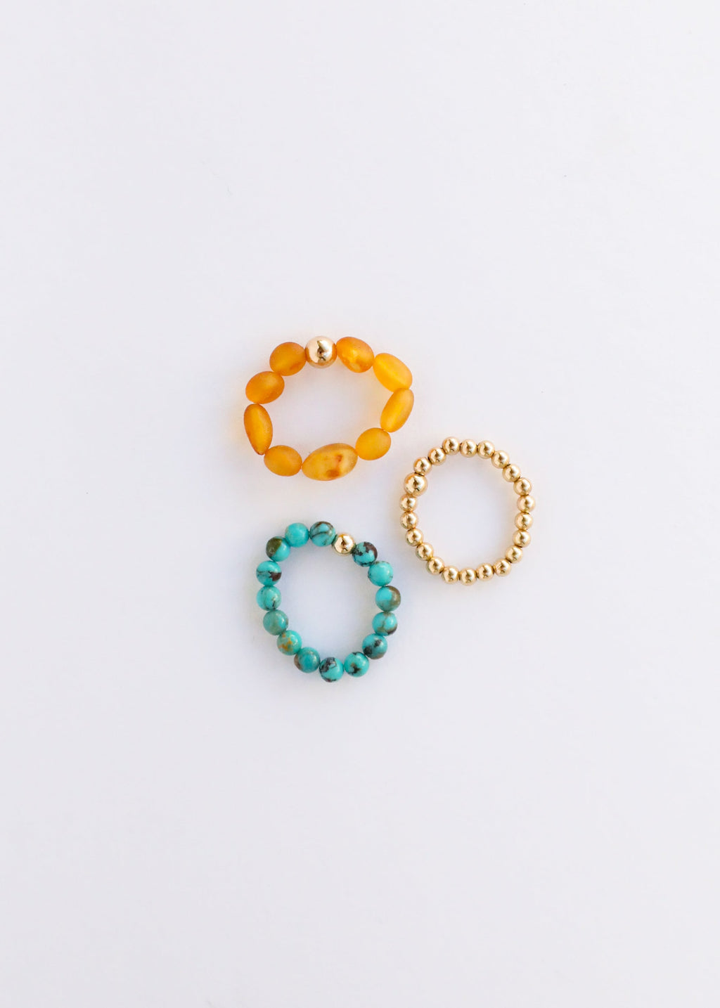Natural Turquoise + 14k Gold Filled || Adult Ring | Ring | Wiccan Center