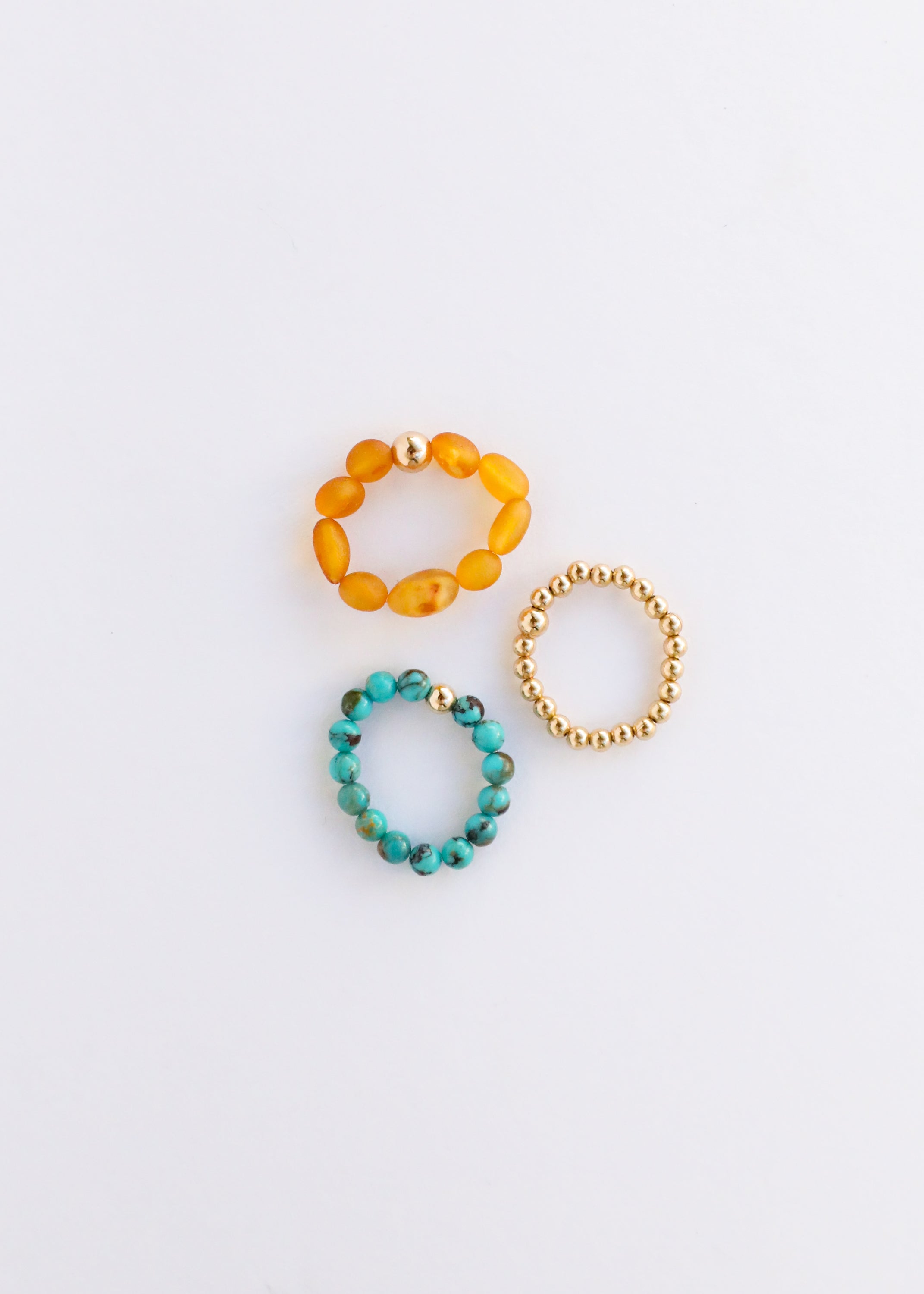 Natural Turquoise + 14k Gold Filled || Adult Ring | Ring | Wiccan Center