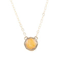 River Rocks Yellow Quartz and Golden Bronze Necklace | Necklaces | Wiccan Center