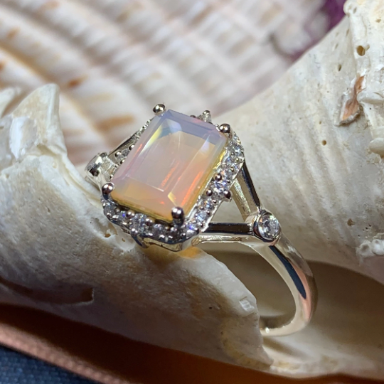 Tianna Opal Ring | Ring | Wiccan Center