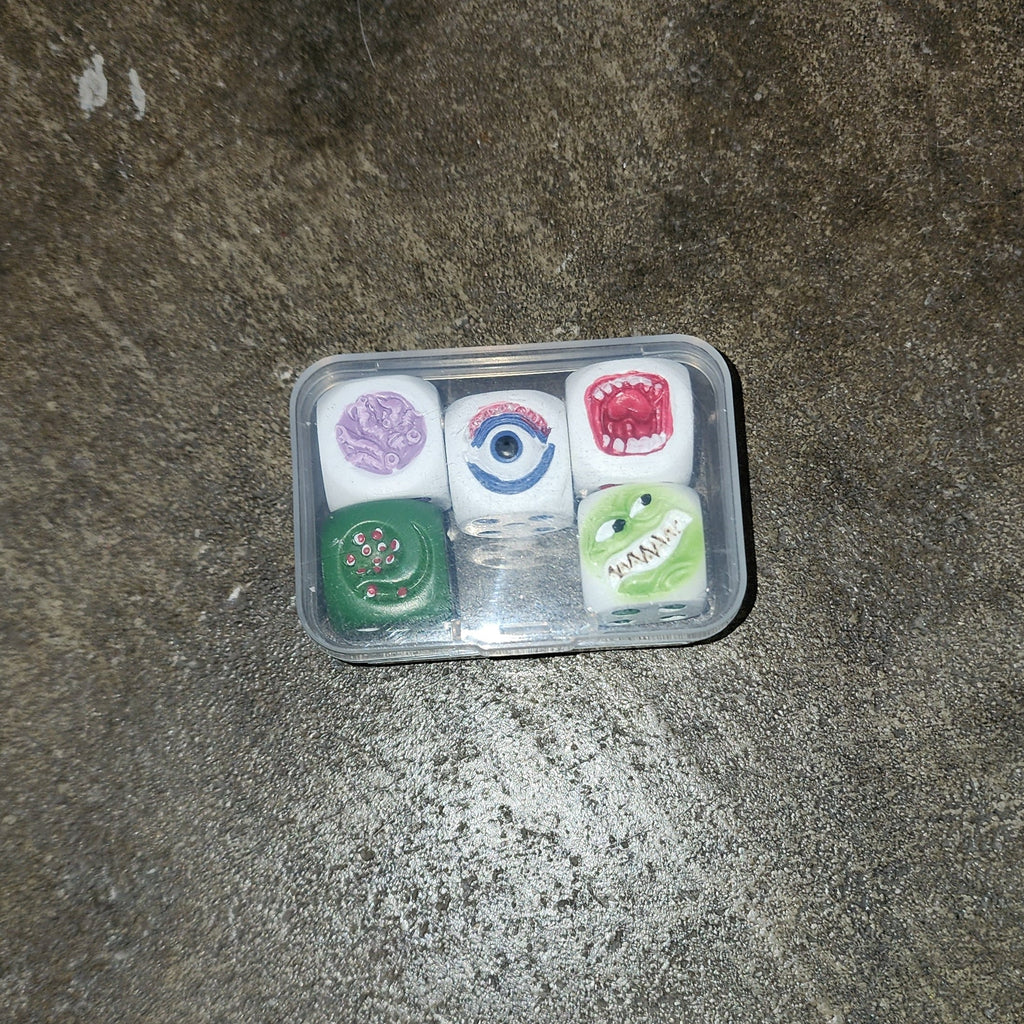 Resin Demon Monster Dice