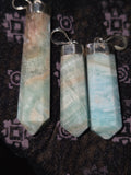 Sterling Silver Caribbean Calcite Point Pendant – Tranquility • Awakening • Calm Communication | | Wiccan Center