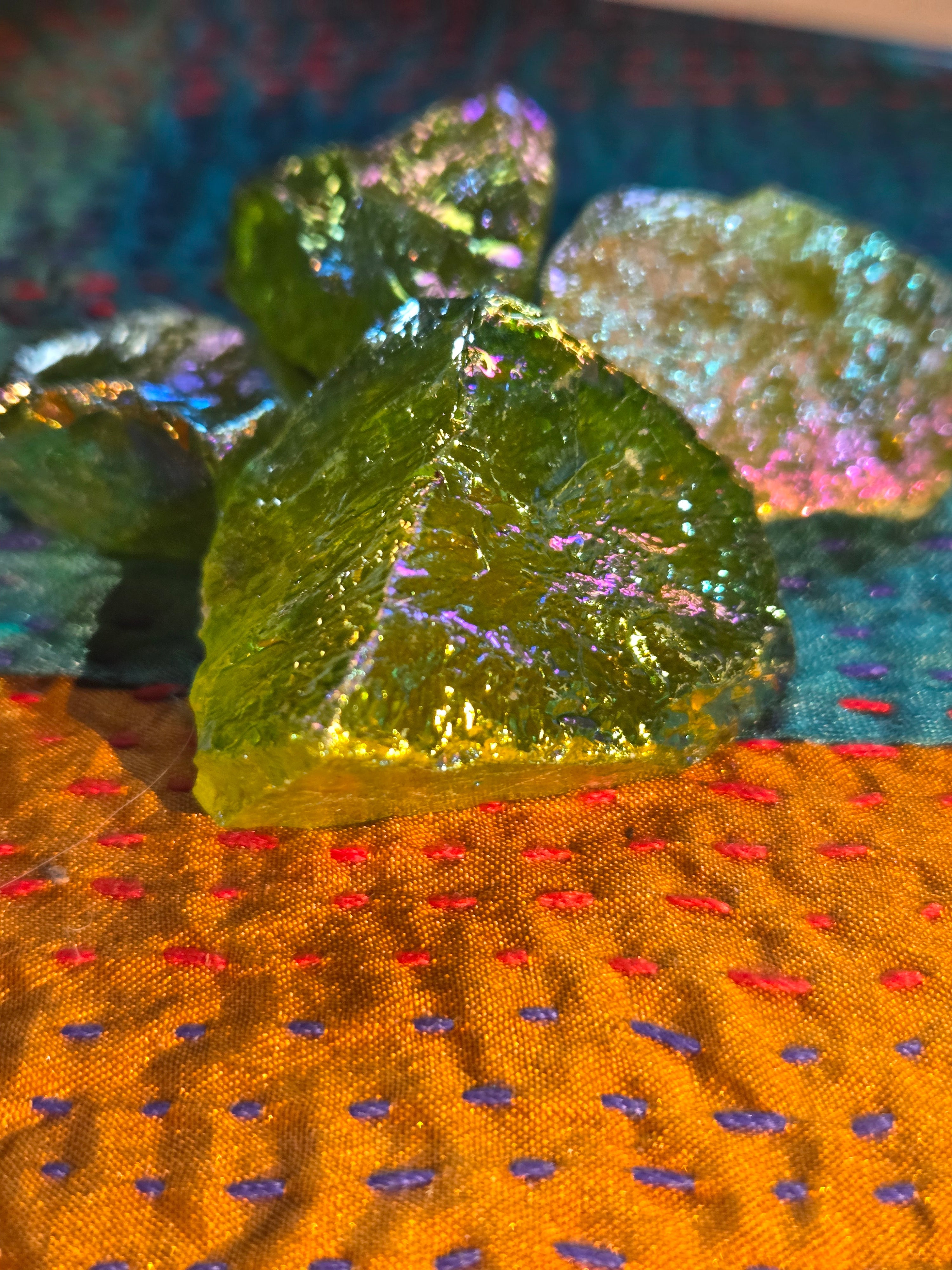 Green Apple Aura Quartz | | Wiccan Center
