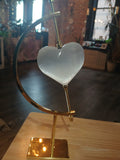 Selenite Heart (50–60 mm) – Cleansing • Peace • Divine Light | | Wiccan Center