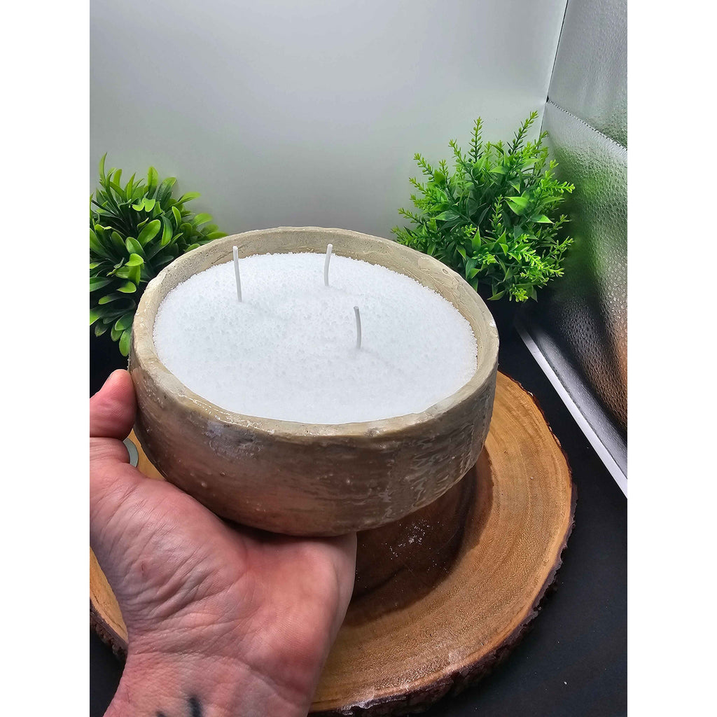 Concrete Candle Bowl