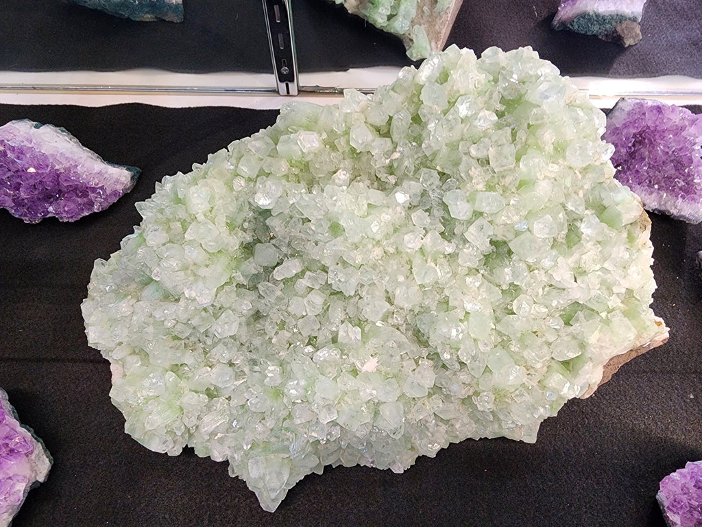 Sea Green Apophyllite Cluster 14kg | Minerals | Wiccan Center