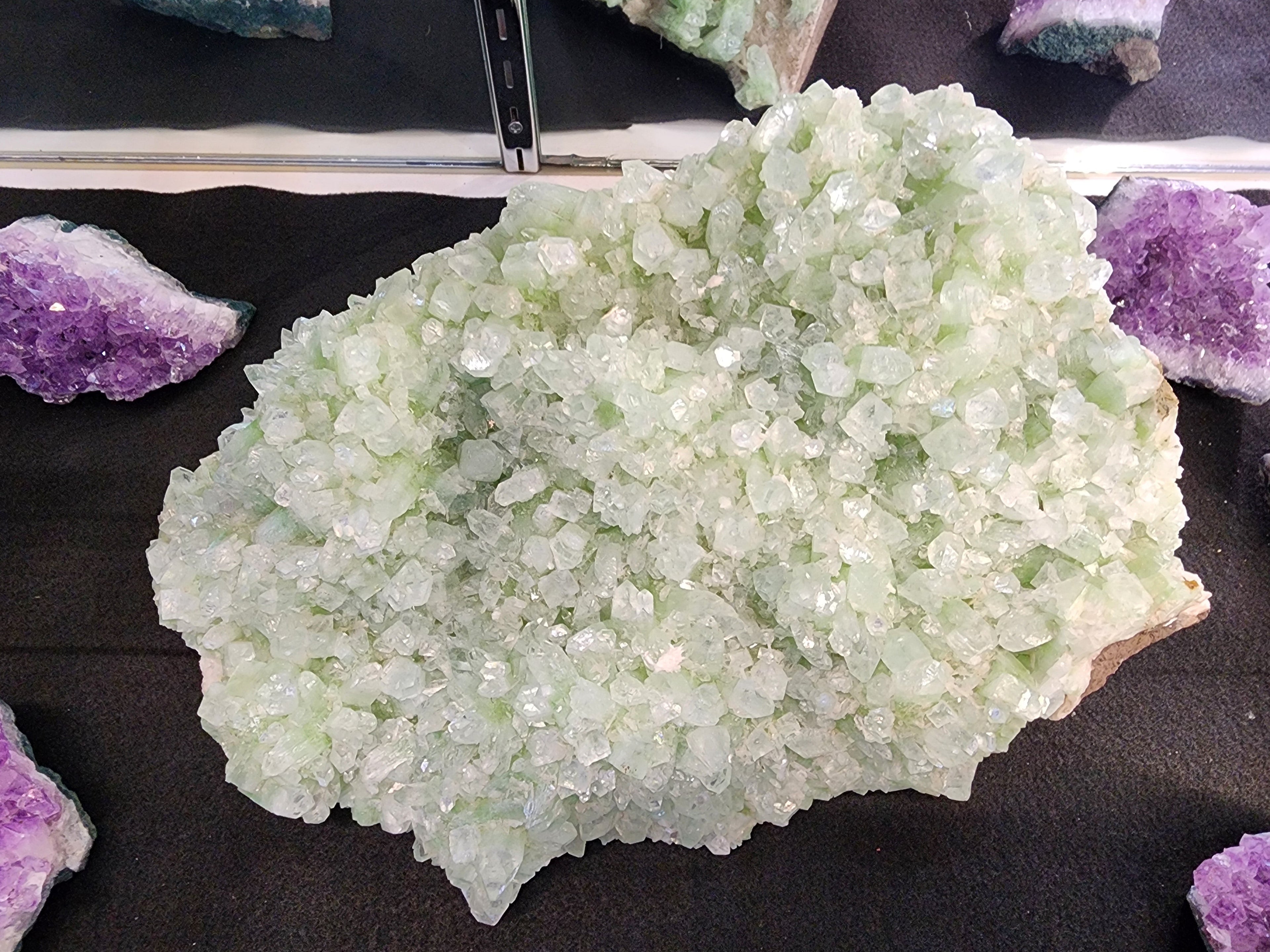 Sea Green Apophyllite Cluster 14kg | Minerals | Wiccan Center