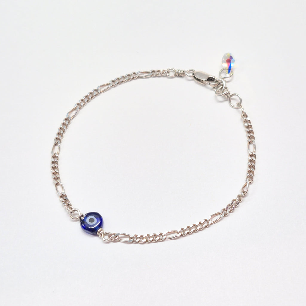 Evil Eye Bracelet w Swarovski Clasp | bracelets | Wiccan Center