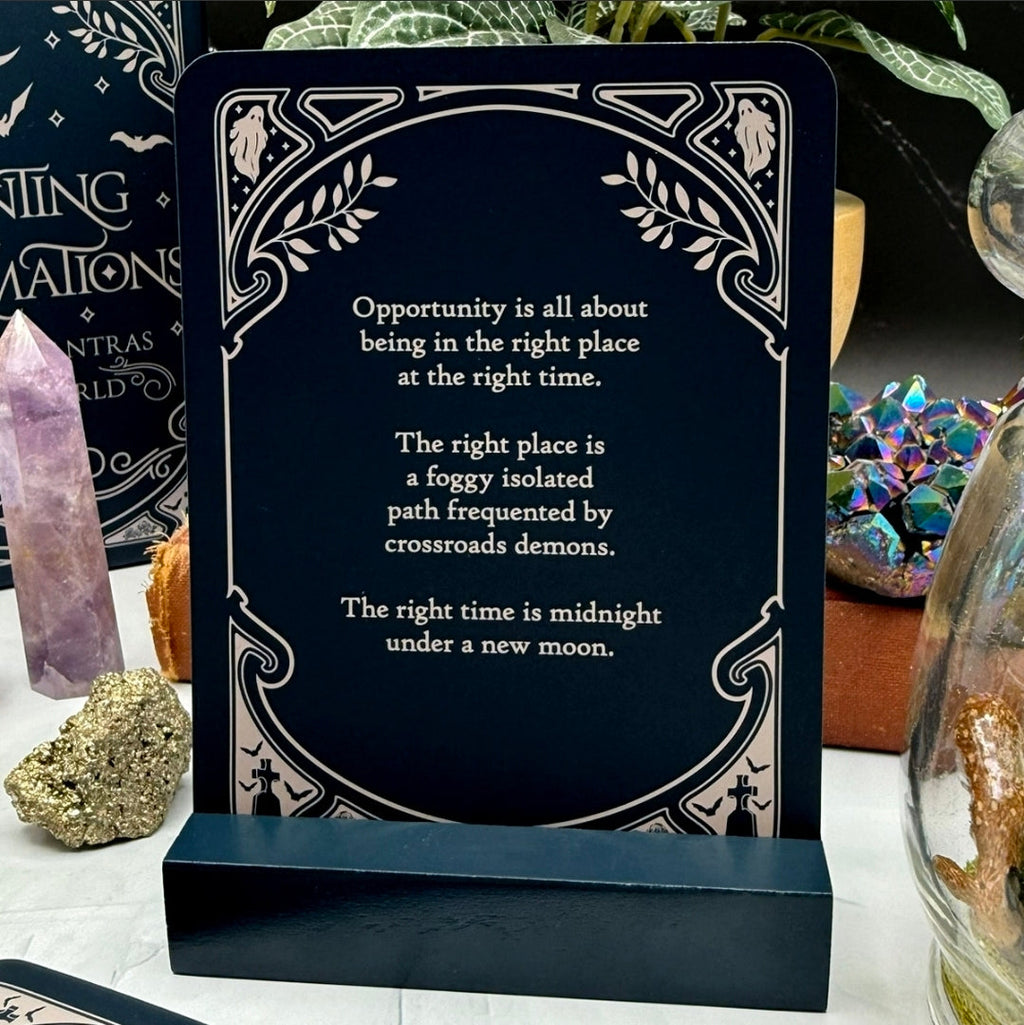 Haunting Affirmations Card Set by Boredwalk | Book | Wiccan Center