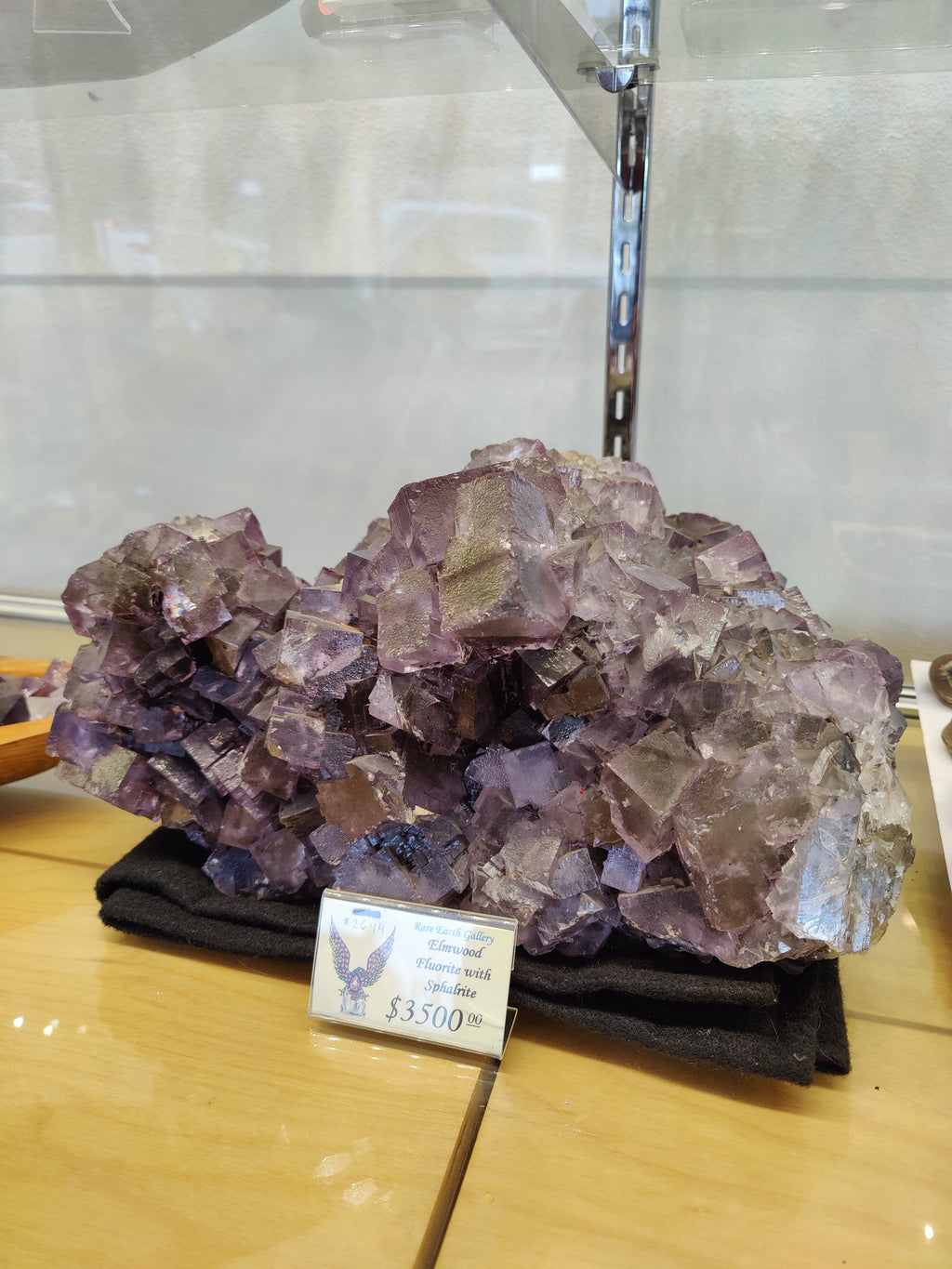Purple Elmwood Cubic Fluorite Cluster 20.4kg | Minerals | Wiccan Center