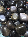 Silver Sheen Obsidian Tumbles – Protection • Insight • Shadow Integration | | Wiccan Center