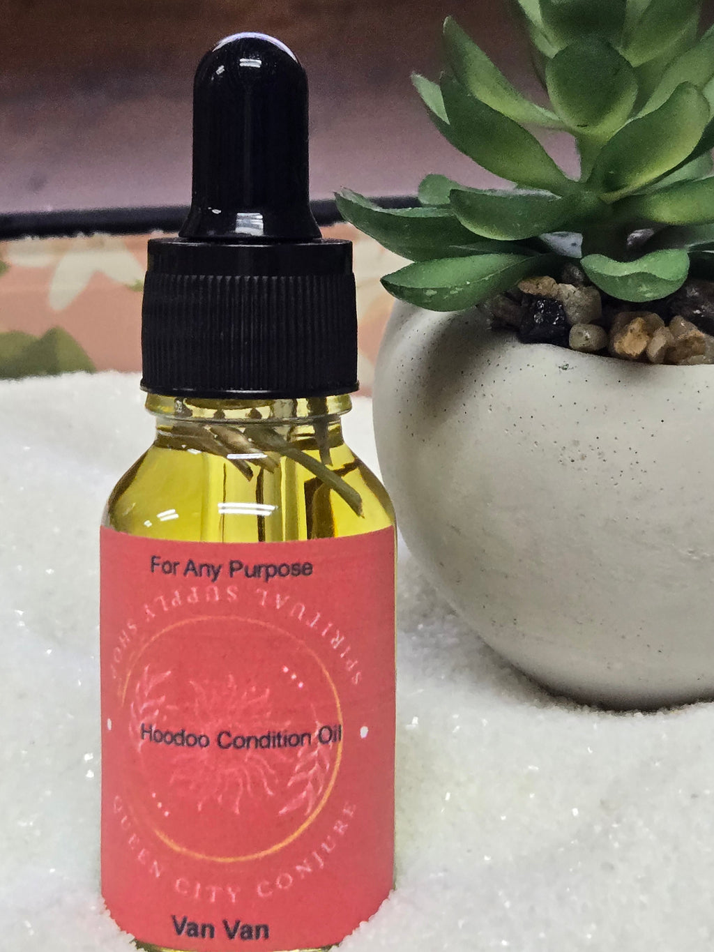 Van Van Oil - Cleansing & Road Opening Hoodoo Conjure Oil | Spiritual Oil | Wiccan Center