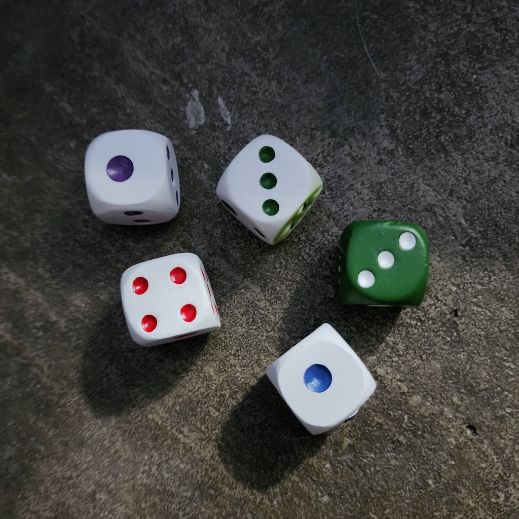 Resin Demon Monster Dice