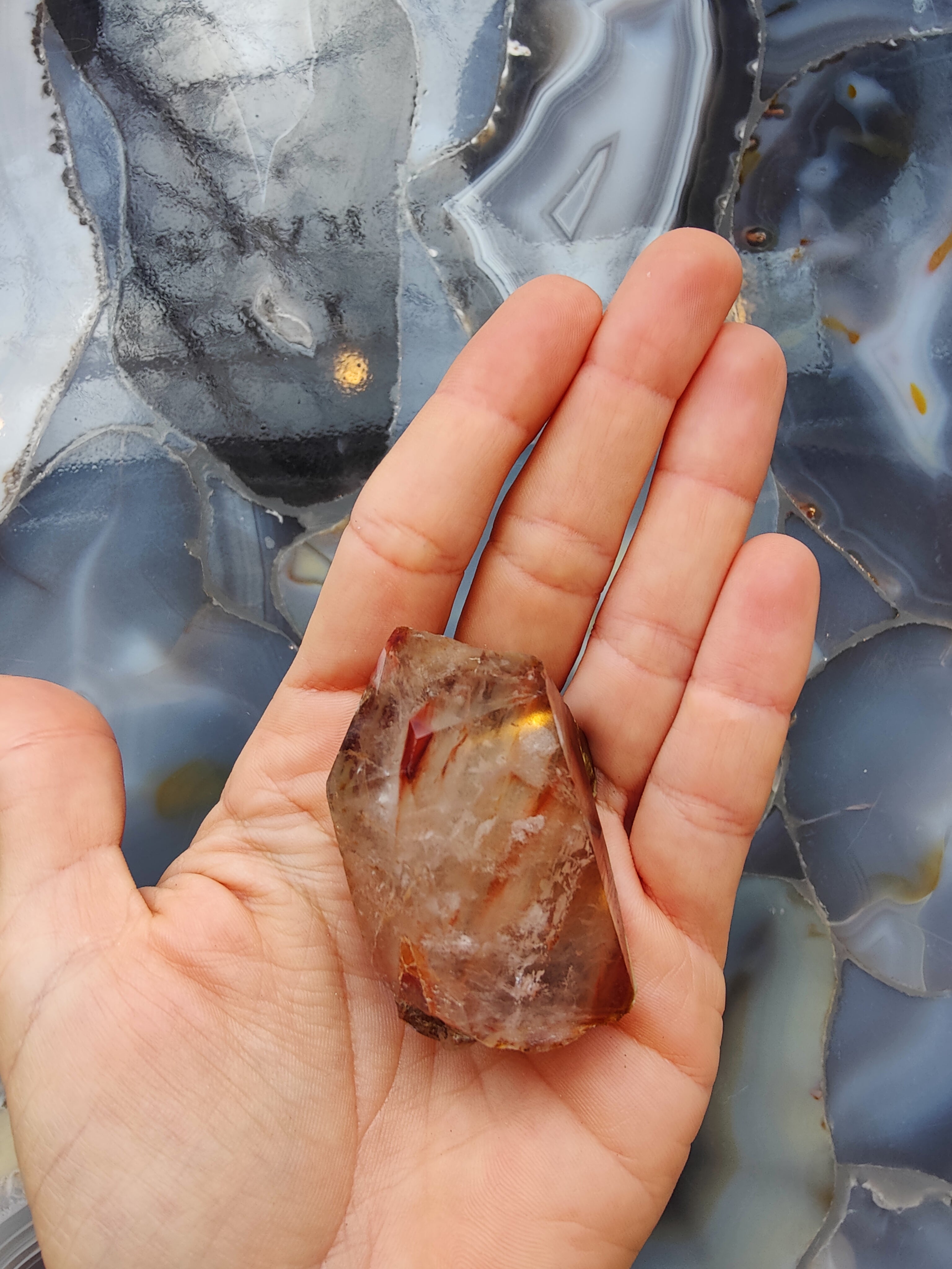 Amphibole "Angel Phantom" Quartz Brazil | Lapidary | Wiccan Center