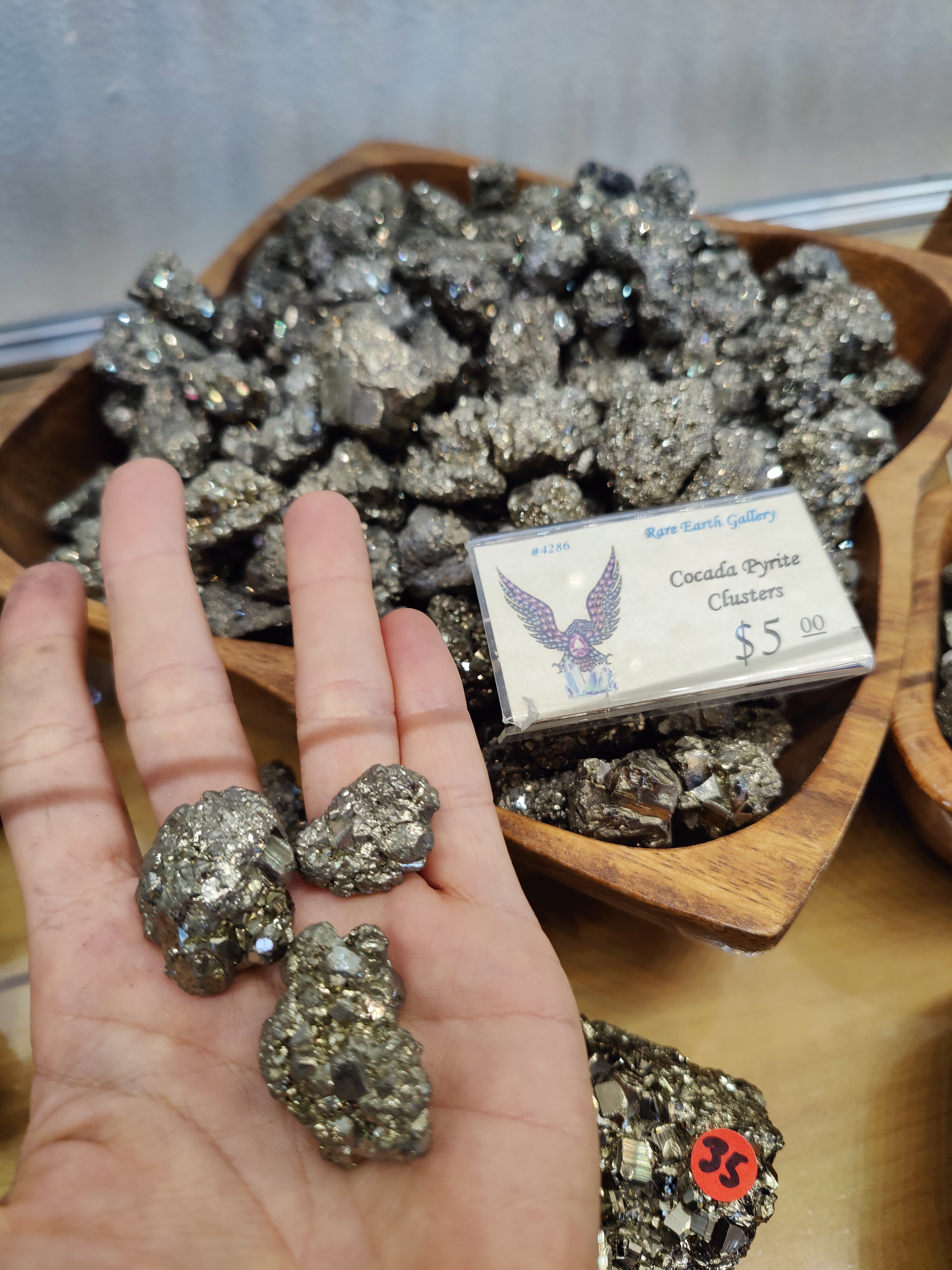 Cocada Pyrite Cluster | Minerals | Wiccan Center
