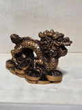 Lucky Chinese Inspired Dragon Totem Protecting Money - 2 inches | Statues and Figurines | Wiccan Center