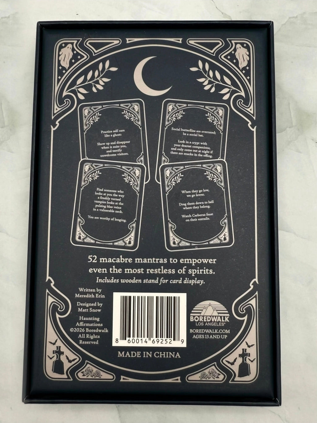 Haunting Affirmations Card Set by Boredwalk | Book | Wiccan Center