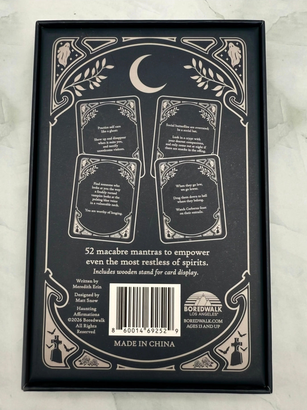 Haunting Affirmations Card Set by Boredwalk | Book | Wiccan Center
